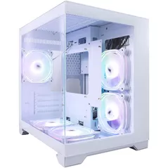 Carcasă PC 1stplayer MV5-TP WHITE, mATX w/o PSU (MV5-TP-WH-2FB7R-W-1FB7-W)