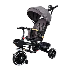 Bicicletă-cărucior Richi (64699) JTRL39 Tricicleta gri pentru copii