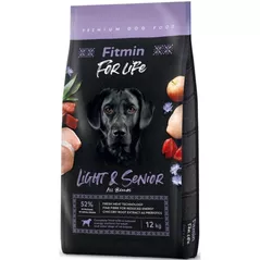 Корм для питомцев Fitmin Dog For Life Light & Senior 12kg