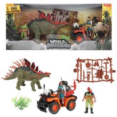 Игрушка Toi-Toys 37503C Lumea dinozaurilor, Jeep cu dinozaur