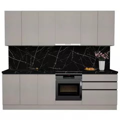 Mobilă pentru bucatarie ArtFlame GOLA New Grey (2.6 m.l.)