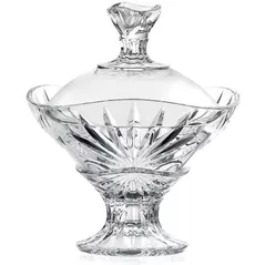Veselă RCR 43726 Конфетница с крышкой Oasis D18сm, H13.5cm