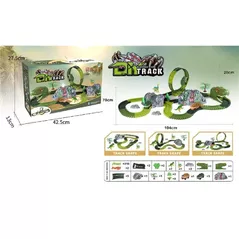 Mașină Richi (244393) Drum pentru masinute cu fum, lumini