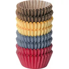 Formă de copt Tescoma 630624 Delicia, hartii color pentru briose mini 4 cm, set 200 buc