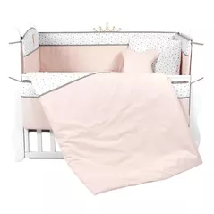 Детское постельное белье PernaMea Set lenjerie 8 piese Confort Stele Roz (PM.100042/3)
