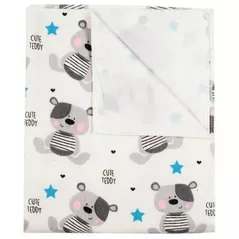 Accesoriu pentru înfășat New Baby 39475 Пеленка фланель непромокаемая Baby Cude Teddy