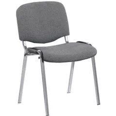 Офисный стул AMF ISO Ножки хром, Серый