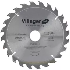Disc de tăiere Villager Disc de taiere lemn 255x30/25.4x2.6x24T (033425)