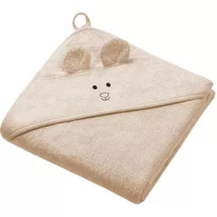 Аксессуар для купания BabyOno 1553/06 Prosop din bambus de baie cu gluga maro 100x100