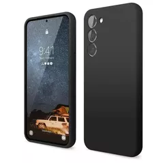 Husă pentru smartphone Helmet Liquid Silicone Samsung S23 Plus, Black