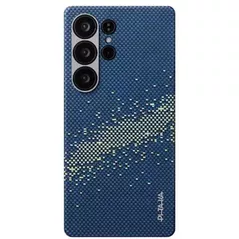 Husă pentru smartphone Pitaka StarPeak Tactile Woven for Samsung S25 Ultra Milky way galaxy (KS2505U)
