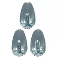 Вешалка для ванной Bisk 70406 Cuier baie crom (3 buc)