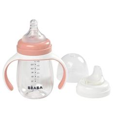 Поильник Beaba B913478 Biberon de Invatare 2 in 1