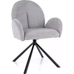 Scaun Signal Planet raven czarny stel./ szary 06