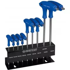 Set de unelte de mână King Tony 22319PR набор L-образных ключей TORX с ручкой Т10-Т50, 9 пр. (на подставке)