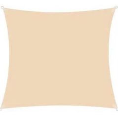 Umbră pentru grădină Profmet 391033 Prelata umbrire, dreptunghiulara, 3x4m, 180g/m2, galben nisip HDPE