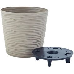 Ghiveci pentru flori Aleana 115090 cu insertie Fiujin d30x28.5 cm, cacao