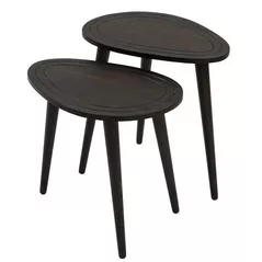 Măsuţă cafea Trendy Dulce-Antracit (2 bucăți)
