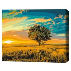 Tablou pe numere BrushMe BS52578 40x50сm (în cutie) Apus de aur