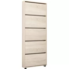 Полка для обуви Mobildor-Lux Leo Slim 100x16x203H cm Sonoma