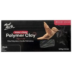 Set de creație Mont Marte MMSP6403 Argila polimerica 400g Negru