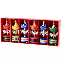 Jucărie miscellaneous 10494 Joc-suvenir de Craciun Carusel 32138