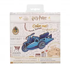Puzzle Ugears 60894 3D Puzzle de colorat Hagrid's Flying Motorbike