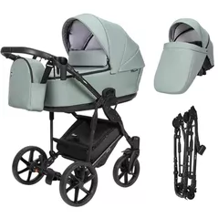 Детская коляска Angelina Carucior 2in1 Velio Green Mint VE-15