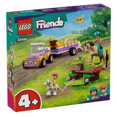 Конструктор Lego 42634 Friends Remorcă cu cai și ponei