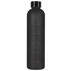 Бутылочка для воды HMS 13635 Sticla 1000ml Tritan Black NCD61 (15-02-053)