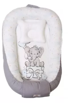 Гнездо для новорожденных PernaMea Babynest Premium Elefant Gri (PM.101552/6)