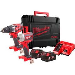 Set de scule electrice Milwaukee 4933464536 M18CBLPP2A-402C