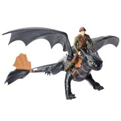 Figura Eroului Spin Master 6074007 Set Dragonul Toothless si figurina Hiccup