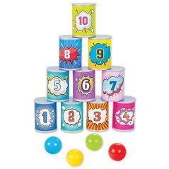 Joc activ miscellaneous 5699 Bowling cu cutii mica (10buc) +4 mingi 06034