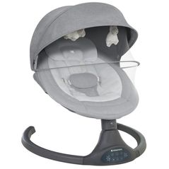 Leagăn pentru bebeluși Kikka Boo 31005010075 Leagan electric Codie Light Grey