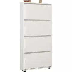 Полка для обуви Mobildor-Lux Leo Slim 70x16x164H cm White