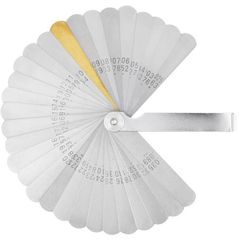 Set de unelte de mână Hoegert HT8G331 Набор щупов для установки зазора, 31 лепестка