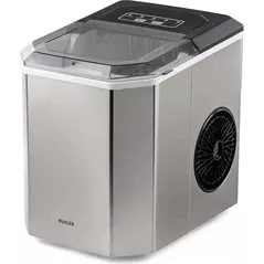 Льдогенератор Muhler MI-1519BS Icemaker, 1.3L, 9 ice bullets, stainless steel body (1010376)