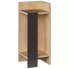 Noptieră Trendy Elos Right, Stejar, Antracit, 25x60x27cm (GTR001489)