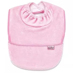 Bavețică BabyJem 375 Baveta cu buzunar Velvet Roz
