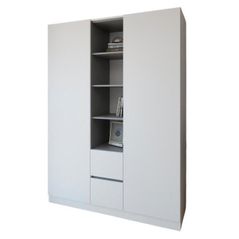Шкаф Smartex (15843) N14 160cm Alb+Grafit