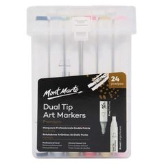 Set de creație Mont Marte MMPM0018 Set de art carioci pe ambele parti 24buc