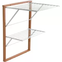 Сушилка для белья Arredamenti Italia Kevin, настенная, широкое крыло, вишневое дерево