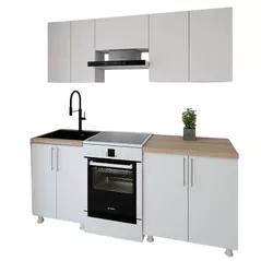 Мебель для кухни Smartex (30007) K1 200cm Alb