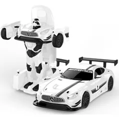 Jucărie Rastar 62300 Die cast 1:32 Mercedes-Benz GT3 Transformable car, alba, 58371