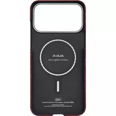 Чехол для смартфона Pitaka Iphone 17 Pro Max Ultra-Slim (Monogram-Gold/Red) (KI1702PTKP)