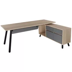 Офисный стол Deco Fusion + box incorporat Dreapta 1800x800/1550x400