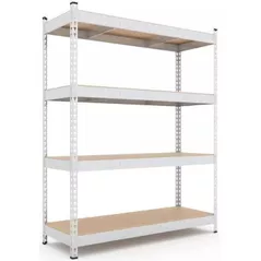 Cтеллаж складской Nex Home Raft metalic Titan 1800x1200x600 mm, 4 nivele PAL, galvanizat