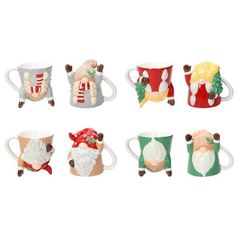 Чашка Tognana 56963 Cana Up&Down Gnomi, 300ml, ceramica (în sort.)