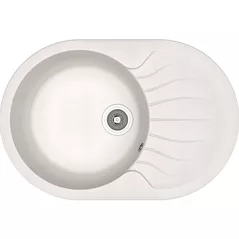 Chiuvetă bucătărie Dr.Gans Berta 760х510х217 Alba